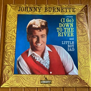 LITTLE BOY SAD JOHNNY BURNETTE VINYL 45 7" RECORD LIBERTY PICTURE SLEEVE ONLY ! - Picture 1 of 2