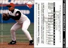Reggie Gonzalez 2001 Grandstand Quad Cities River Bandits #NNO Card