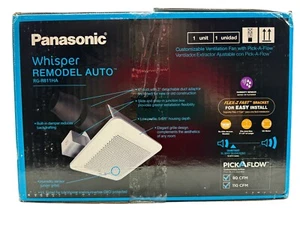 Panasonic Whisper Remodel Auto Bathroom Exhaust Fan 80/110 CFM RG-R811HA (OB) - Picture 1 of 9