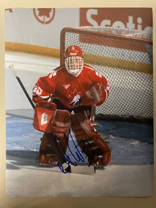 Team Canada Dan Cloutier  Signed Autographed 11x14 Photo COA - Picture 1 of 1
