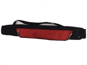 6 Can Insulated Tube Cooler with Main Zipper Red and End Zipper CA668Red - Picture 1 of 5