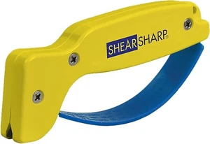 Accusharp Shearsharp Scissor Sharpener Yellow Handle Uses No Oils Or Stones - Picture 1 of 1