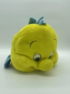 Disney Flounder Large Stuffed Animal Plush - 16” w/ Hidden Pocket Underneath - Picture 1 of 12