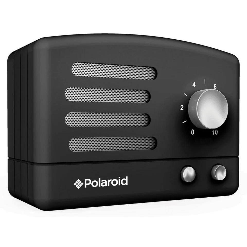 Polaroid PBT530BK Portable Mini Retro Bluetooth Wireless Speaker - Black - Image 1 of 1