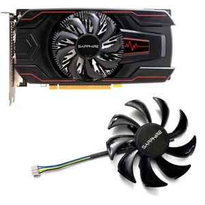 Graphics Card Cooling Fan Parts for Sapphire RX460 RX550 2G D5 ITX GA91S2M - Afbeelding 1 van 5