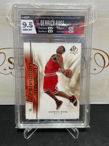 2008-09 Upper Deck SP Authentic Destination Stardom DERRICK ROSE RC HGA9.5 #DS-1
