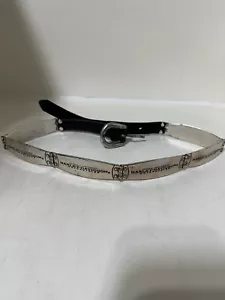 Vtg Harley Davidson Motorcycles Belt Metal Size 32 inch Harley Belt. - Picture 1 of 4
