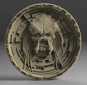 Modelo 3D STL The Predator para enrutador CNC grabadora de impresión 3D VCarve talla aspire - Imagen 1 de 1