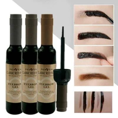 3 Colors Peel-Off Eyebrow Tattoo Tint Brow Gel Waterproof Long-Lasting Makeup UK - Image 1 of 4