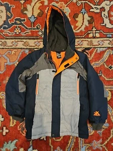 Zero Xposure Kids Size 7/8 Super Warm Winter Ski Jacket Coat Navy - Picture 1 of 7