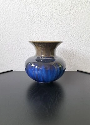 Große Vasse Turkisblau Olivegrüne KLW Albert Kießling Meisterkeramik - Bild 1 von 4