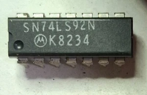2Pcs x SN74LS92N 74Ls92 Divide By 12 Counter Asynchronous - Picture 1 of 1