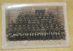 1917 FOTO ANTIGUA DEL GABINETE DE LA PRIMERA GUERRA MUNDIAL 666 BATALLÓN EJÉRCITO ENTRENAMIENTO IMAGEN MILITAR POLICÍA MILITAR? - Imagen 1 de 5