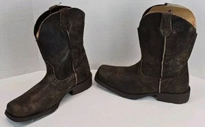 Ariat Men’s Sz 11D Med Rambler Antiqued Grey Square Toe Boots 10025171 - Picture 1 of 15