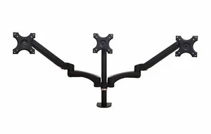 AG12T Gas Spring Desk Mount LCD Monitor Triple Arm Stand for 3x 15"-27" Monitors - Picture 1 of 2
