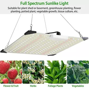Grow Light 1000W 4x4ft Full Spectrum LED for Indoor Plant Growth Coverage Area - Picture 1 of 13