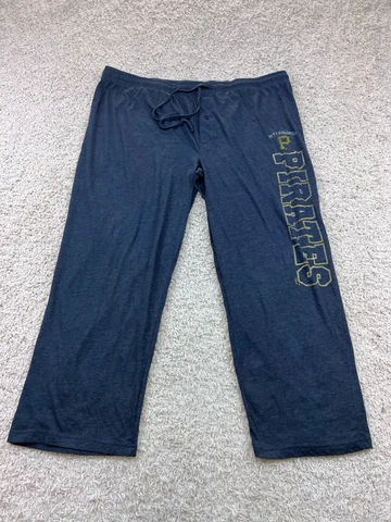 Pittsburgh Pirates Lounge PJ Pants Mens 3XL Gray Elastic Waist Logo MLB Cover