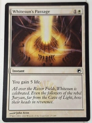 Whitesun's Passage - Scars of Mirrodin - Magic the Gathering MTG Nice! - Image 1 of 3