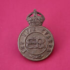 The Life Guards Cap Badge Brass With Lugs Edward 8Th Crown