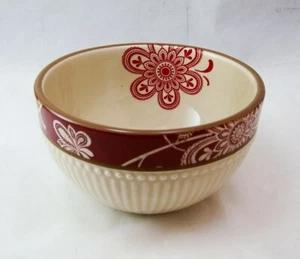 Pier 1 Imports Ironstone Maribeth Fruit/Dessert/Sauce Bowl - Picture 1 of 3