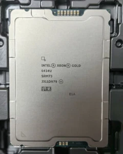 Intel Xeon Gold 6414U Processor LGA4677 2.00GHz 60M 32 cores 64 threads 250W CPU - Picture 1 of 6