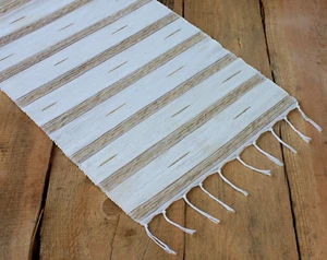 Tischläufer Sandelholz Landhaus Tischdeko Teematte Tischlaeufer Tischdecke Deko - Bild 1 von 6