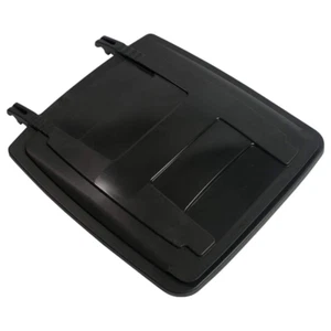 Replacement Lid Kit 96 Gallon Two Wheel Trash Can Easy Install Plastic Black New - Picture 1 of 12