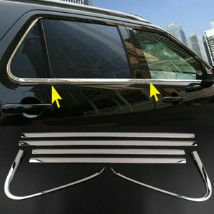 Cuadro inferior de ventana de umbral para Ford Explorer 2013-2019 acero cromado automóvil - Imagen 1 de 6