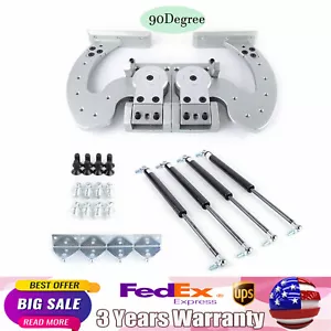 Universal Lambo Door Bolt Kit Adjustable 90 Degree For Car Vertical Doors Hinge - Foto 1 di 14