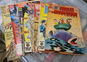 8 Assorted Comics Gold to Bronze Age Superman Blackhawk & More V to VG Condition - Picture 1 of 8