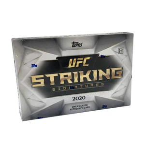 Topps UFC Striking Signatures 2020 caja de pasatiempos sellada de fábrica - Imagen 1 de 2