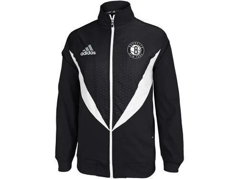 Brooklyn Nets Men's Adidas Kinetic Lightweight NBA Jacket Large Cover
