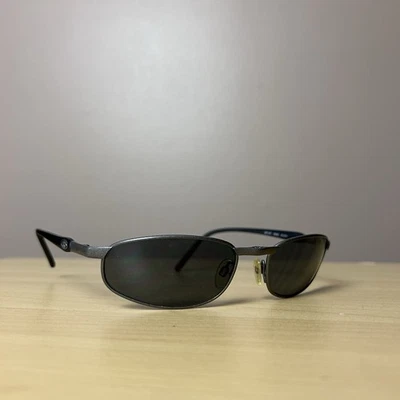 Vintage Killer Loop 80s-90s Sunglasses Black Metal Made in Italy 3033 K1171 - Image 1 of 4