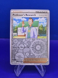 Professor's Research Reverse Holo NM 123/131 SV: Prismatic Evolutions Prof Elm - Picture 1 of 2