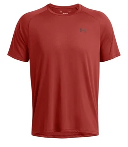 NEW UNDER ARMOUR MENS TECH DRI FIT SHIRT EARTHEN ORANGE 2XL 1326413 840 - Picture 1 of 1