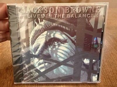 NEW SEALED Jackson Browne - Lives in the Balance CD 1986 Asylum Rock Folk - Image 1 of 2