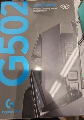 Black Logitech G502 LIGHTSPEED Wireless Gaming Mouse Used - Image 1 of 3