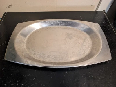 Vintage 60's 18/8 Stainless 17" Serving Appetizer Tray WMF CROMARGAN Germany - Image 1 of 3