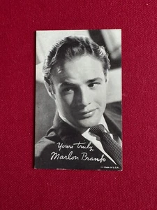 1950's, Marlon Brando, Original "Exhibit Card" (Scarce / Vintage) - Picture 1 of 2