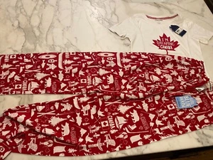 NWT Hatley Little Blue House Canada Women's Pajama Set X Small - Picture 1 of 2