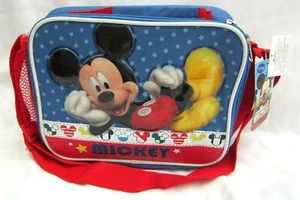 MICKEY MOUSE LYING DOWN POSE 9.5" INSULATED LUNCHBOX LUNCH BAG-BRAND NEW!vers2 - Picture 1 of 2
