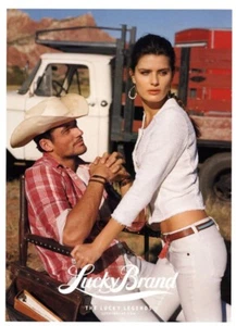 2013 Lucky Brand Isabeli Fontana moda 1 página anuncio de revista - Imagen 1 de 1