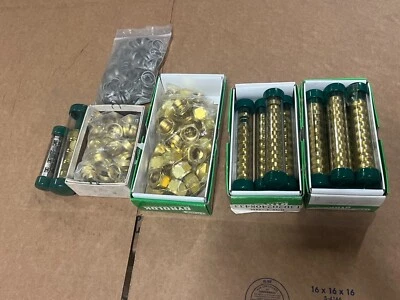 Lot of assorted Hoke Gyrolok Brass Ferrules Safety Changer Ferrules etc. new