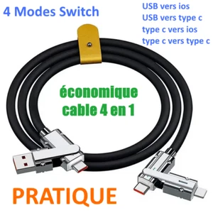Cable Type-C iOS 66W Charge Rapide iPhone iPad Huawei Xiaomi Samsung Xiaomi - Imagen 1 de 10