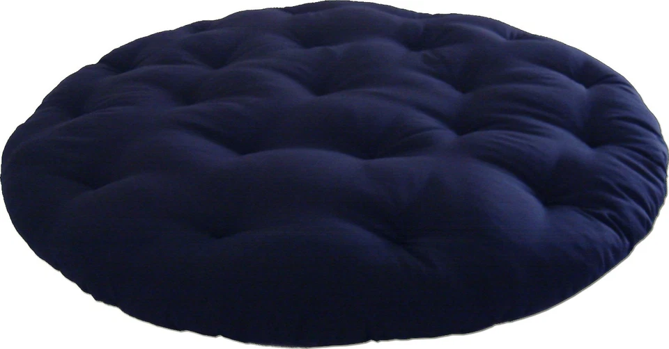 DANFUTON Papasan Round Chair Cushion, Replacement Cushions Filled with Cotton