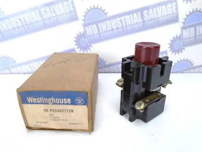 WESTINGHOUSE - 1032881 - PULSADOR HD ROJO MOMENTÁNEO - 2 PUNTOS Superficie MTG (NUEVO) Foto 1 de 4