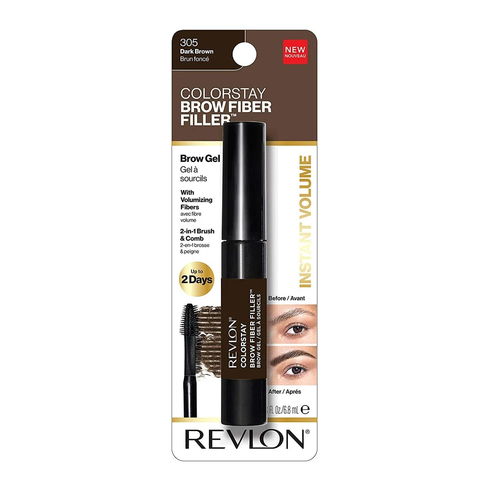 Revlon Colorstay Brow Fiber Filler Brow Gel, You Choose - Image 1 of 1