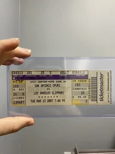 2007 Spurs Clippers Ticket March 13 Ginobili Parker Pop - Picture 1 of 2