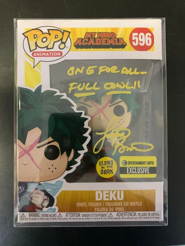 Justin Briner Signed Funko Pop 596 JSA Authenticated Cover