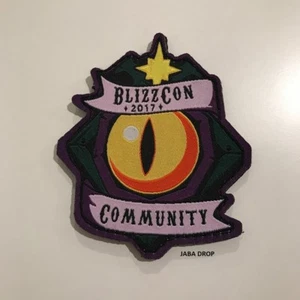 Blizzcon 2017 Community Badge RAREST Patch Blizzcon Exclusive - Picture 1 of 1
